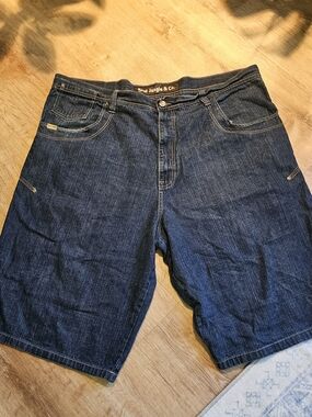 vintage 2000s Y2K loose-fit denim shorts 5ive Jungle & Co mens 46 grunge Skater